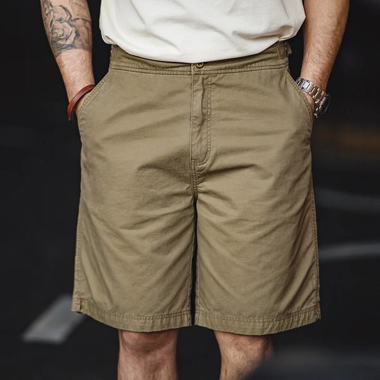 Men’s Summer Chino Shorts | Relaxed, Olive Green