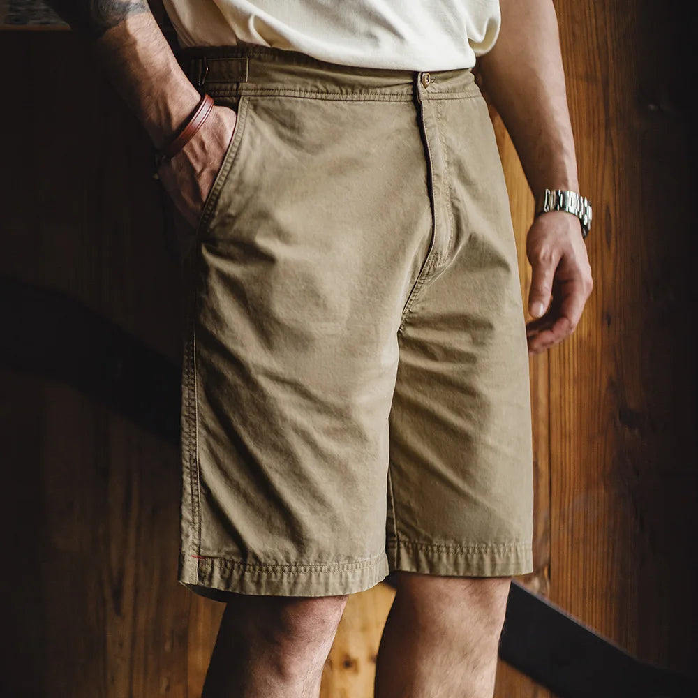 Men’s Summer Chino Shorts | Relaxed, Olive Green
