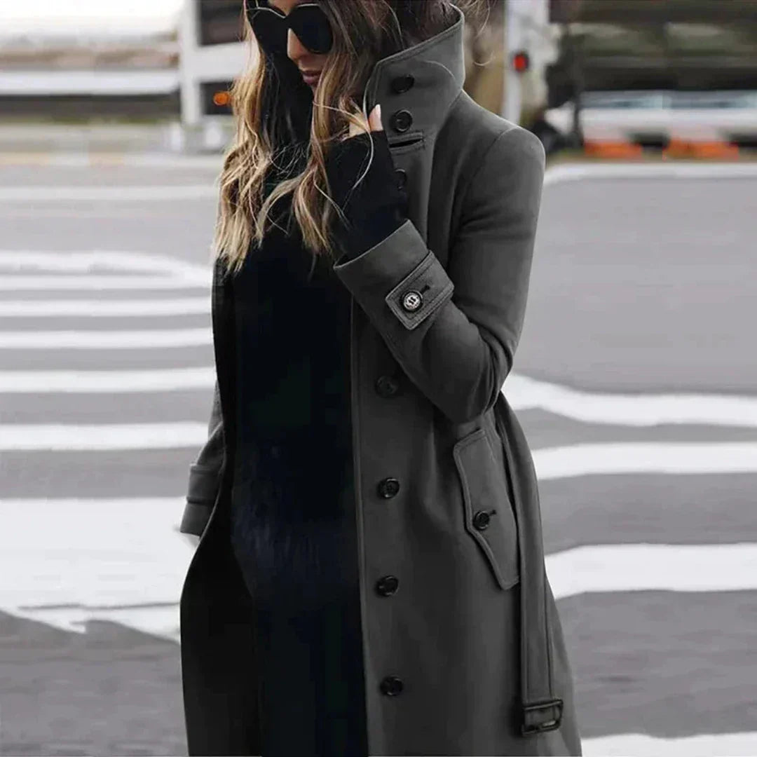 Stylish Women's Winter Overcoat | Warm, Elegant, Weather-Resistant