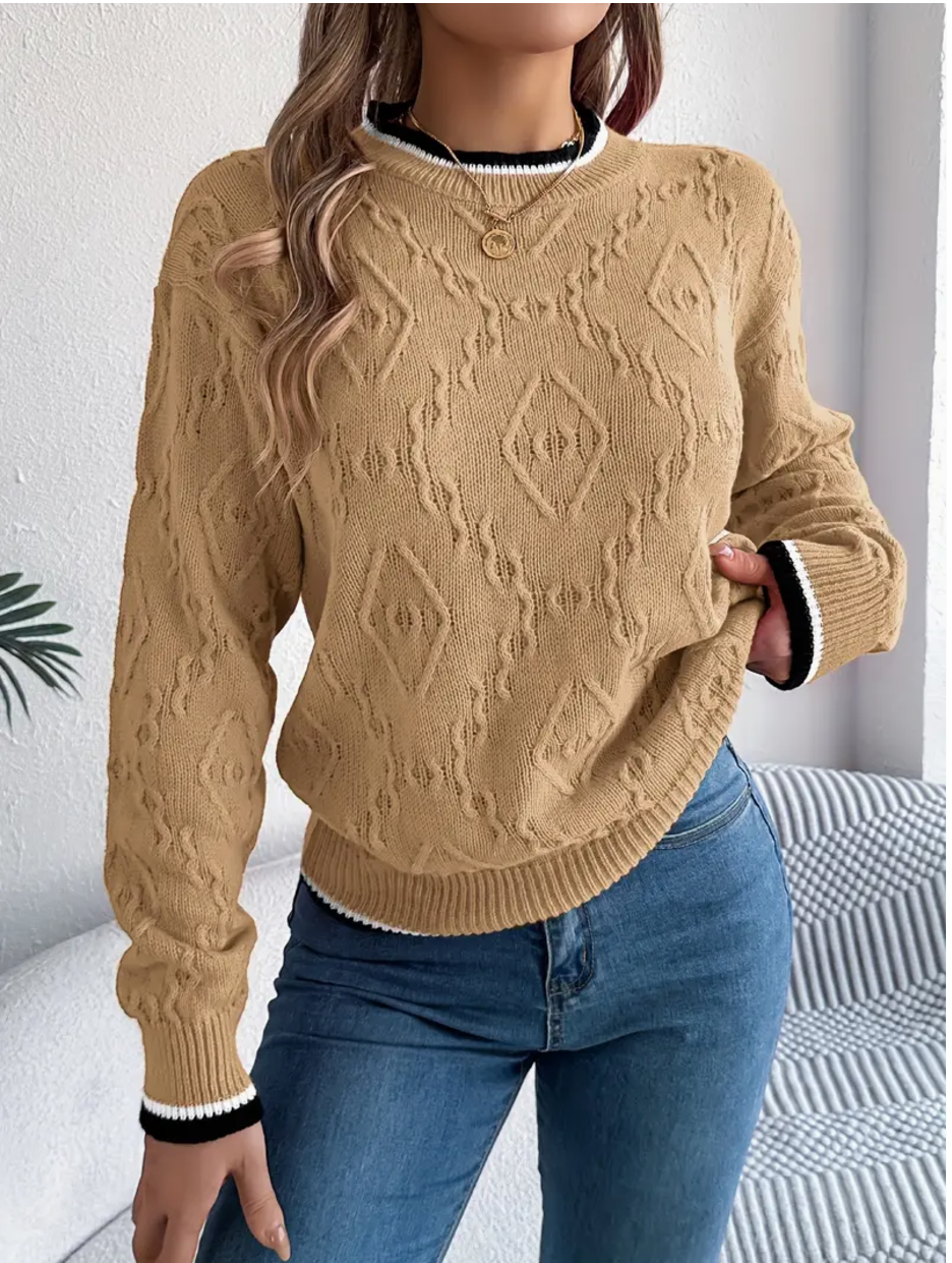 Aubree - Chic crew neck sweater