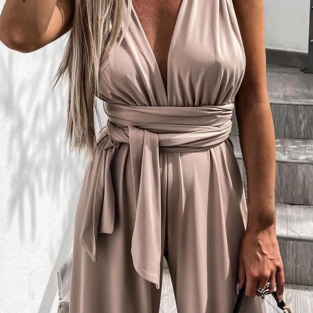 Women's Petite Party Wear Jumpsuit | Wide Leg