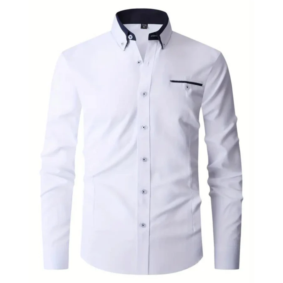 Men's Classic Long Sleeve Dress Shirt | Smart Fit, Timeless Elegance