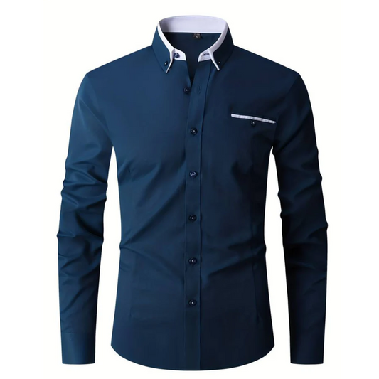 Men's Classic Long Sleeve Dress Shirt | Smart Fit, Timeless Elegance