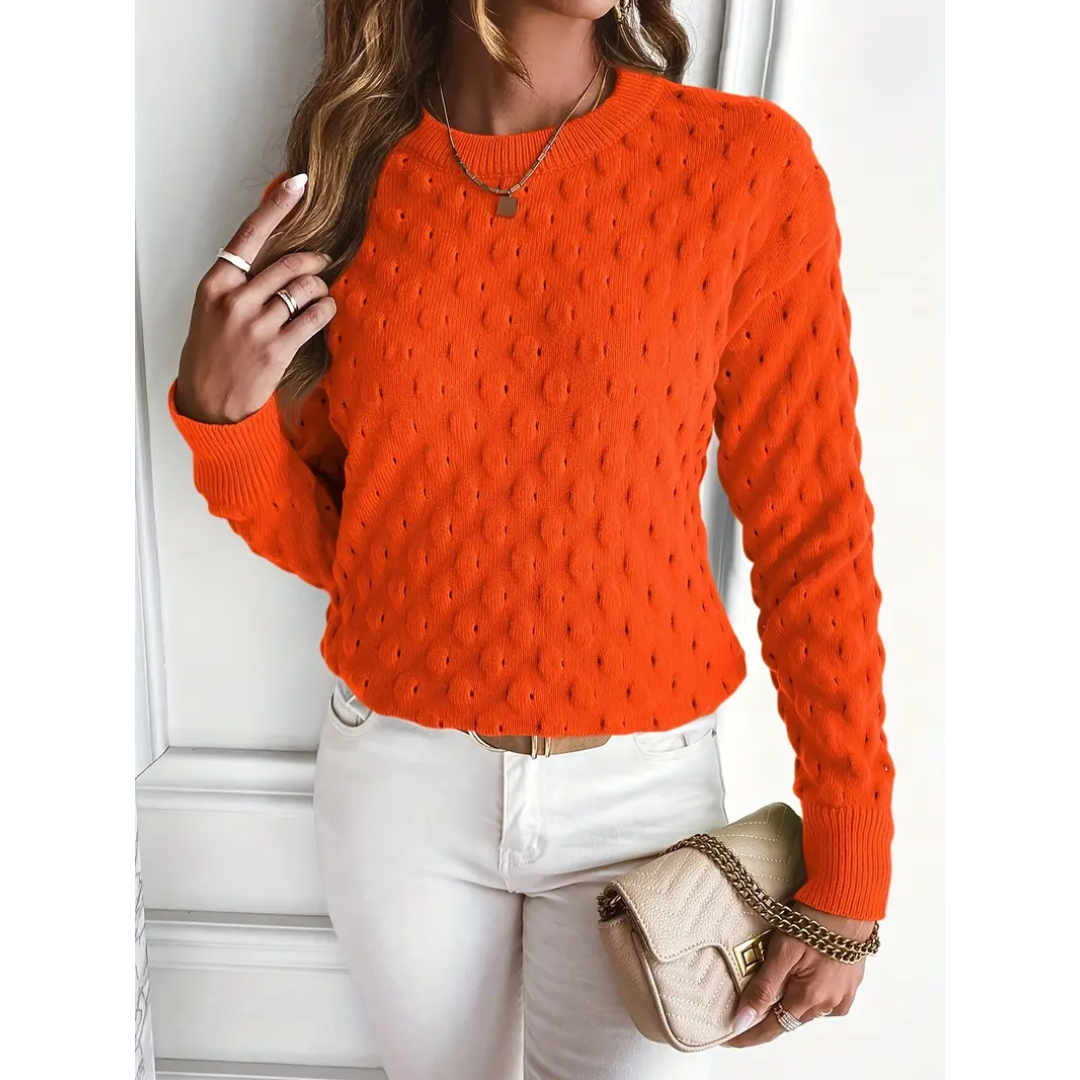 Women's Cosy Chunky Knit Jumper | Stylish, Warm, Versatile Design