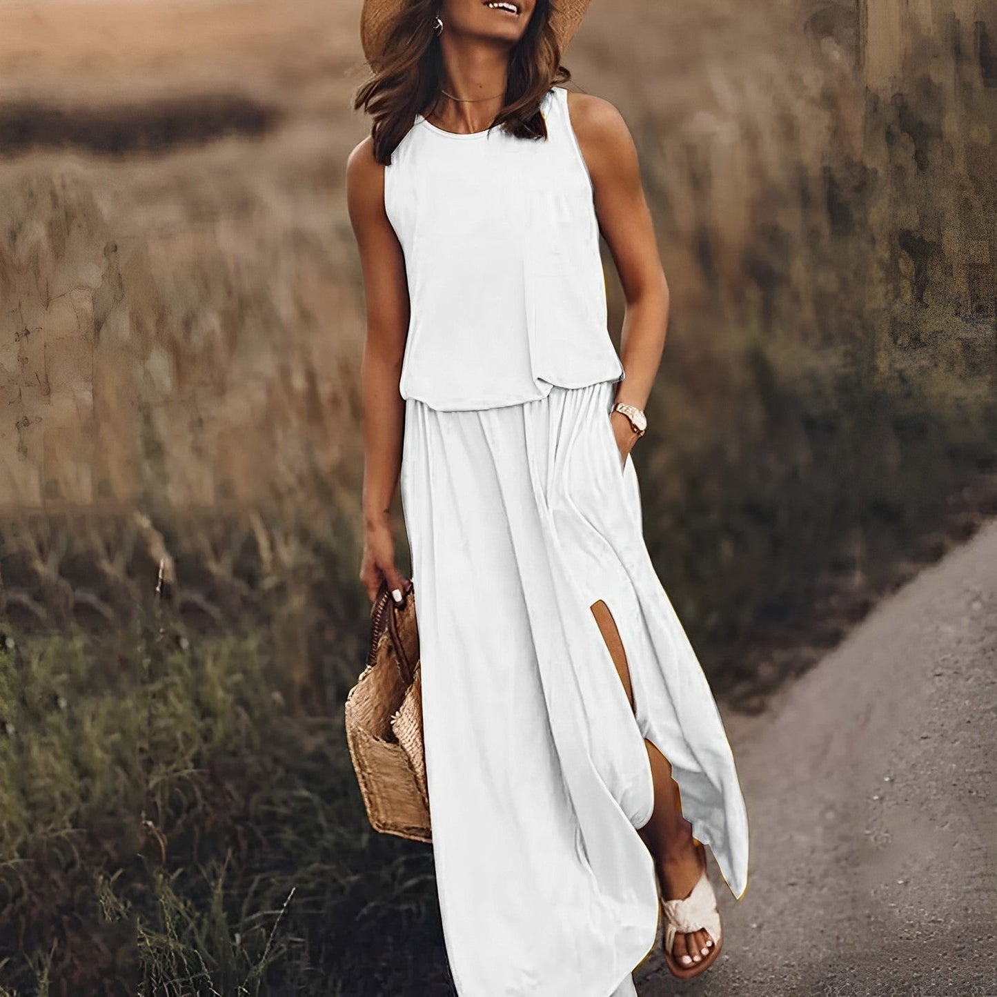 Women's Boho Backless Summer Dress | Maxi
