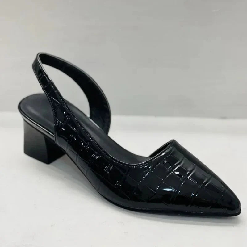 Women's Work High Heels | Closed Toe Slingback