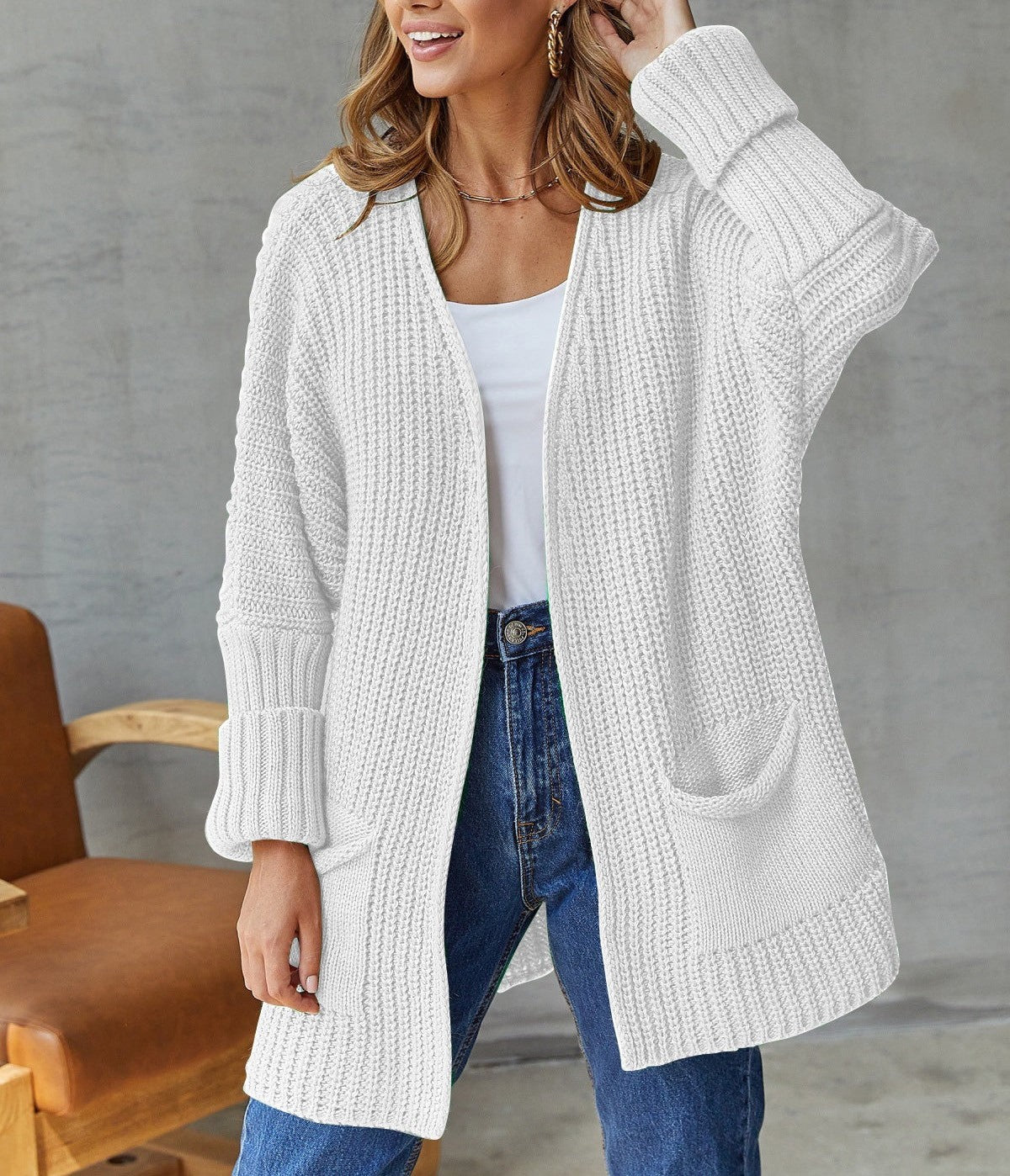 Zuri - Cozy loose knitted cardigan