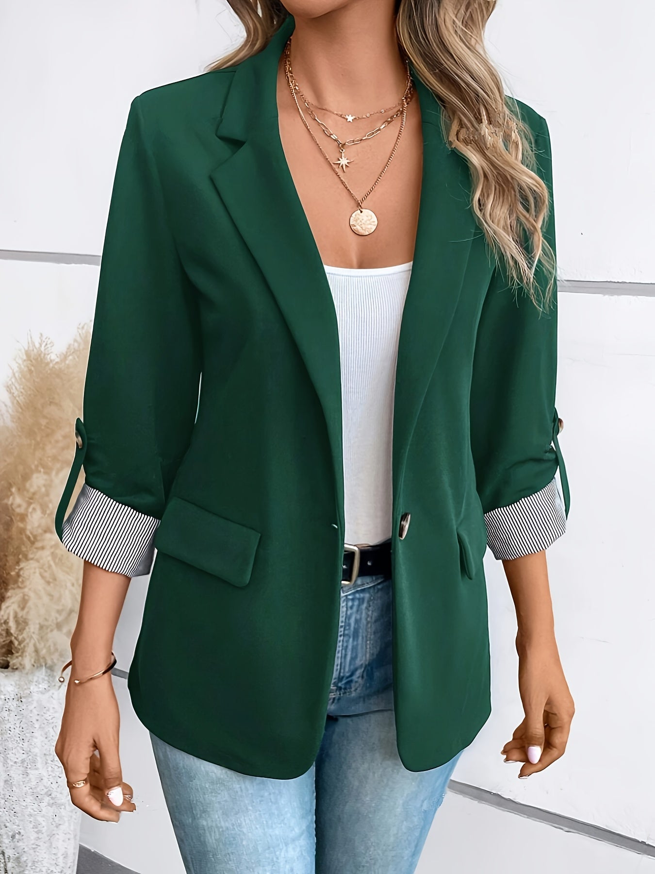 Rachelle - Elegant Versatile Blazer with Rolled Sleeves