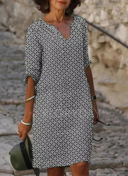 Women's Modest Shirt Summer Dress | Mini