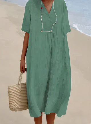 Women's Beach Summer Midi Dress | Loose, Modest