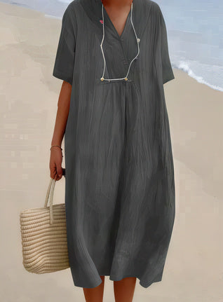 Women's Beach Summer Midi Dress | Loose, Modest