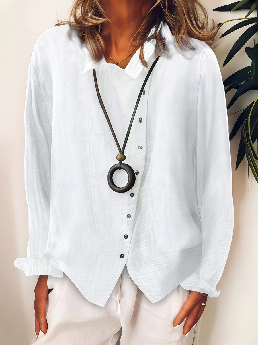 Women’s Casual Summer Shirt | Long Sleeve, Oversized