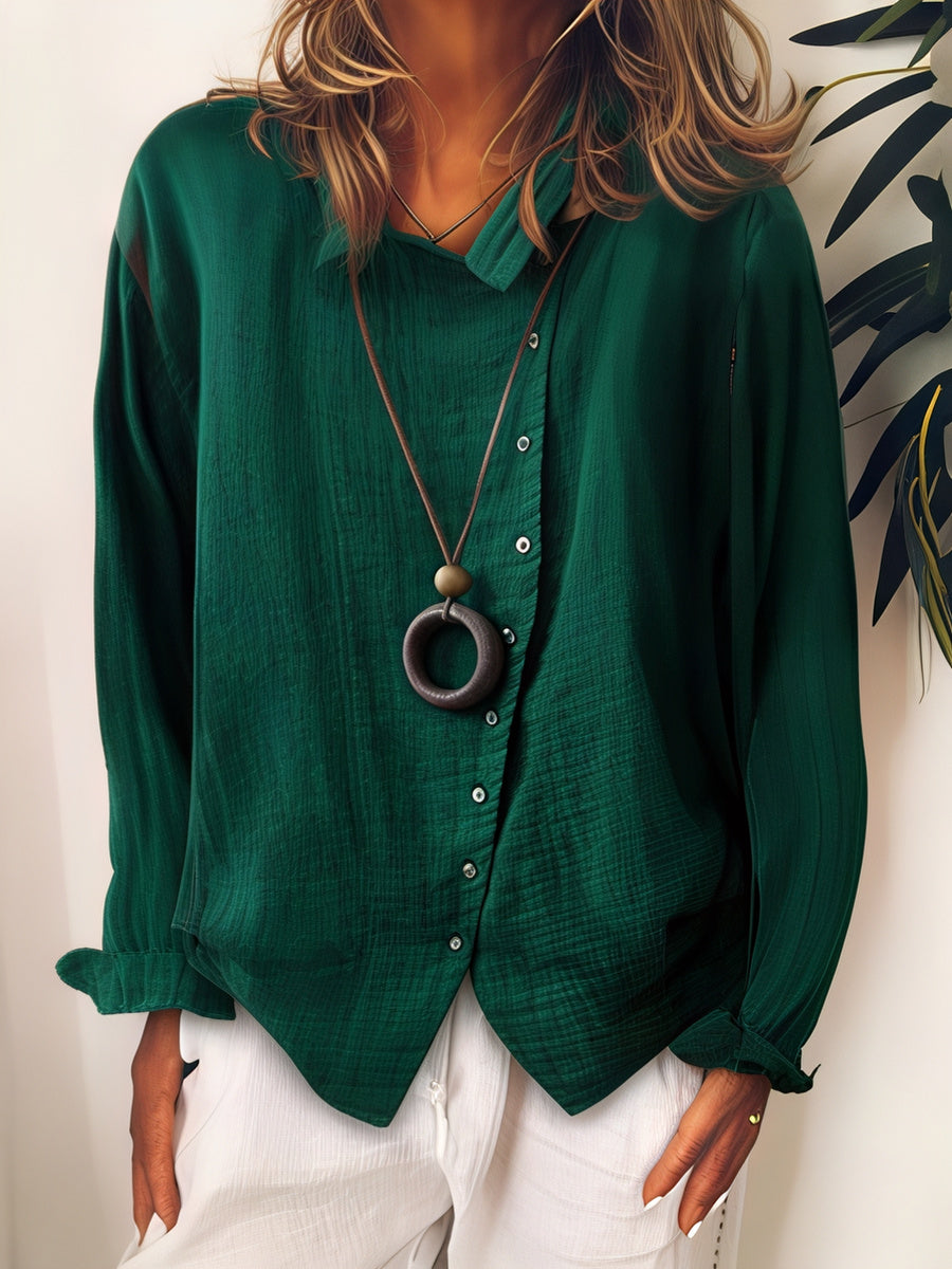 Women’s Casual Summer Shirt | Long Sleeve, Oversized