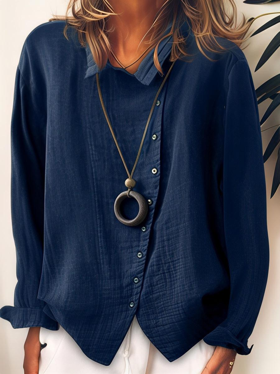 Women’s Casual Summer Shirt | Long Sleeve, Oversized