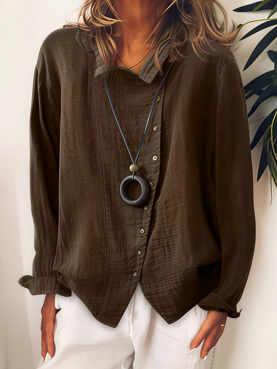 Women’s Casual Summer Shirt | Long Sleeve, Oversized
