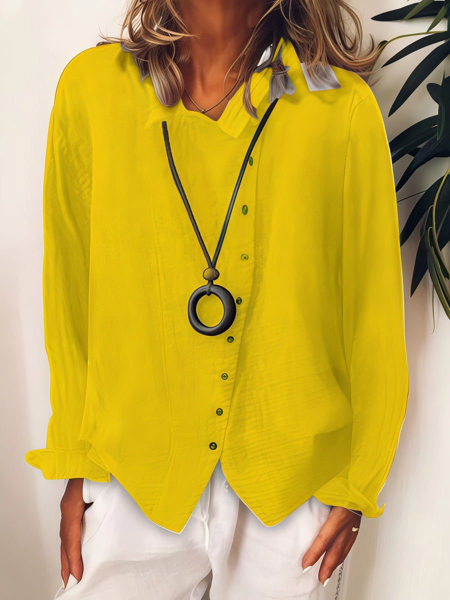 Women’s Casual Summer Shirt | Long Sleeve, Oversized