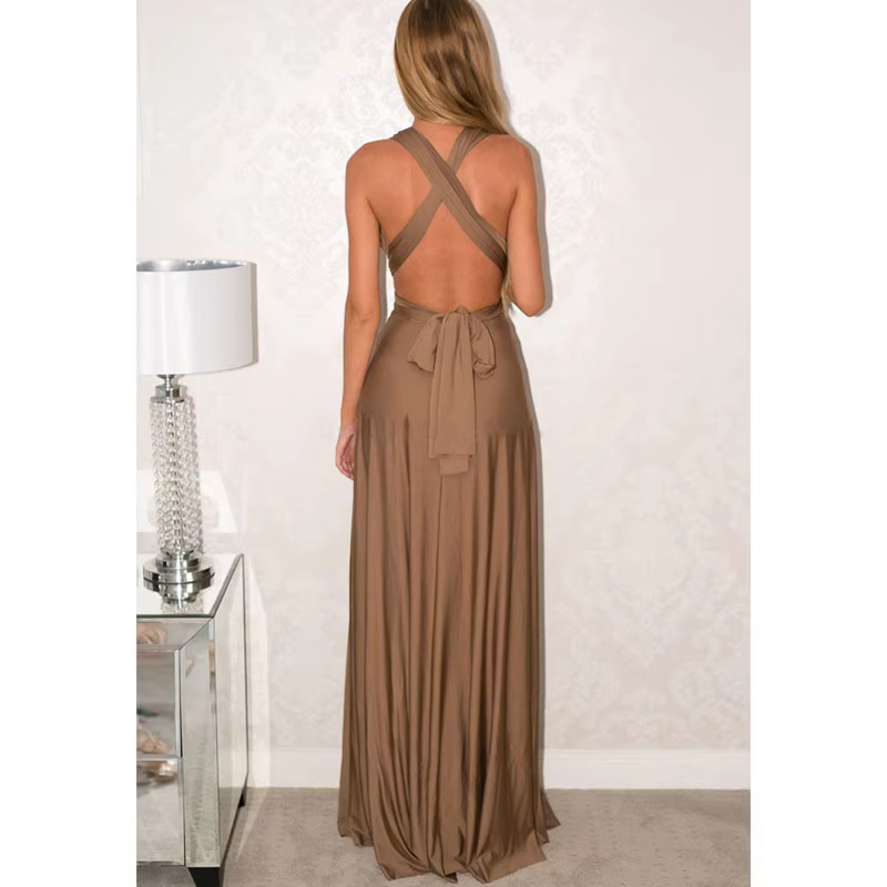 Women's Elegant Backless Party Dress | Maxi