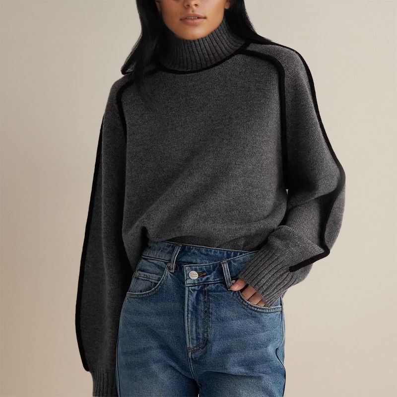 Alea - Chunky loose turtleneck jumper