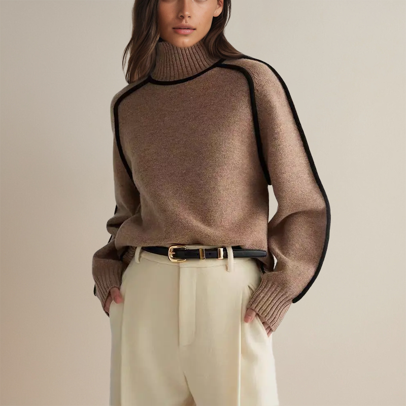 Alea - Chunky loose turtleneck jumper