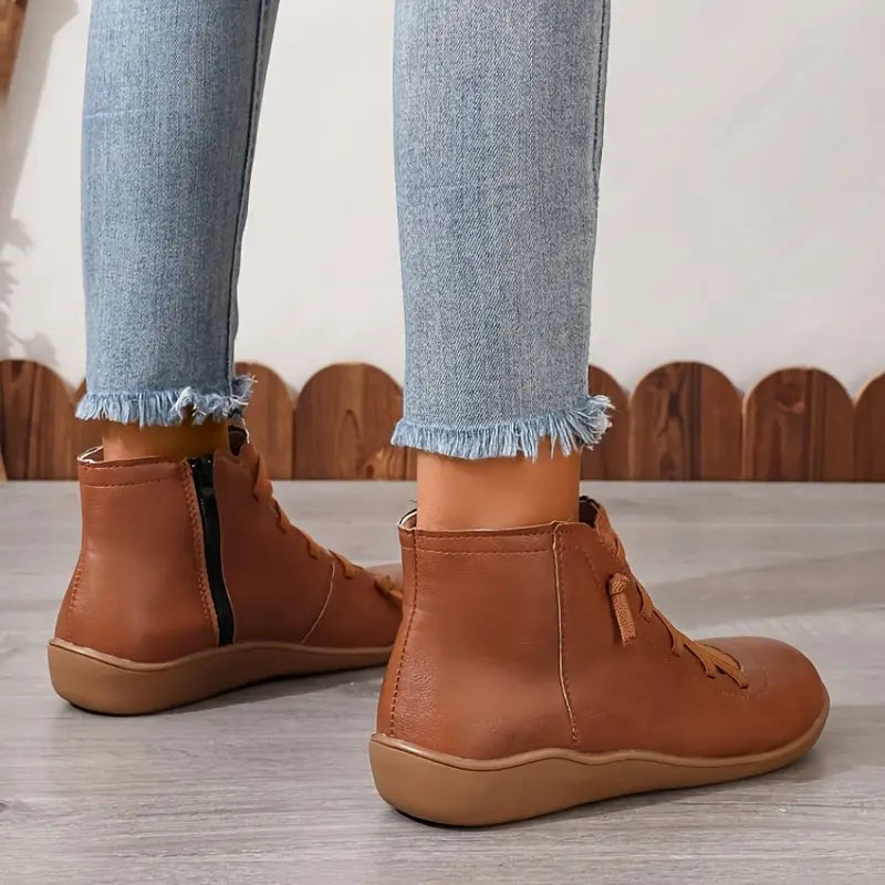 Women’s Autumn Boots | Ankle, Zipper Closure