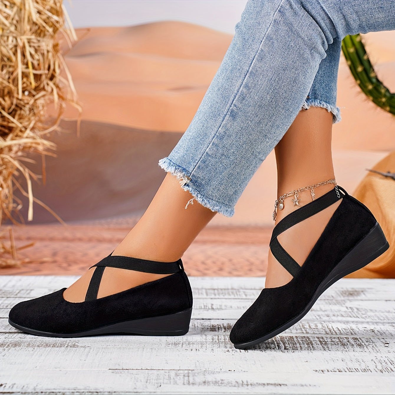Women's Wedge Flats | Ballet Closed Toe