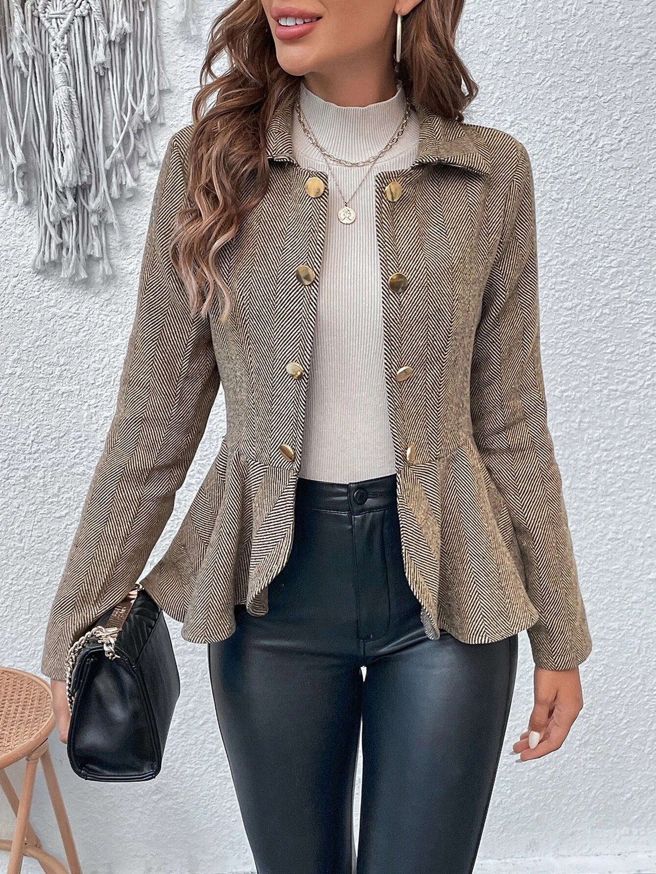 Jailene - Elegant tailored double-breasted blazer