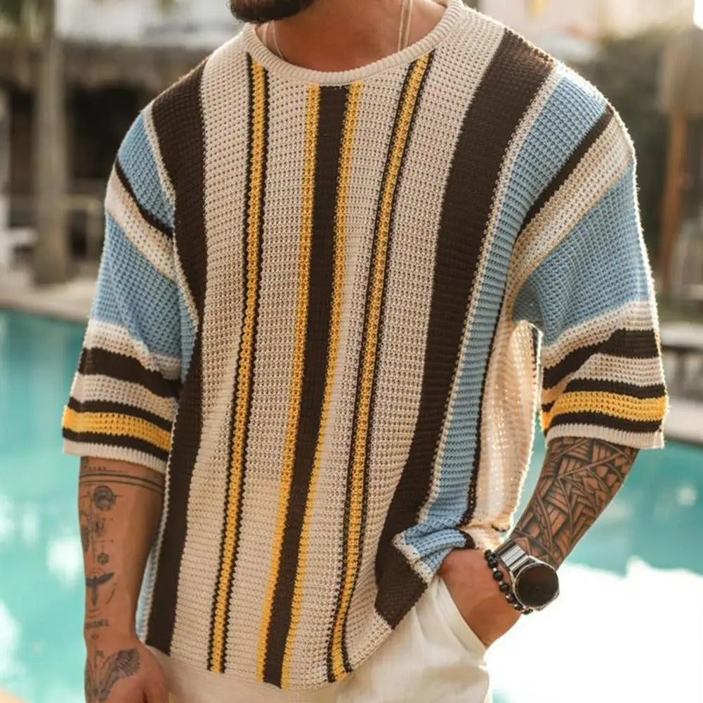 Vibrant Striped Knit Jumper | Warm, Comfortable, Stylish Essentials