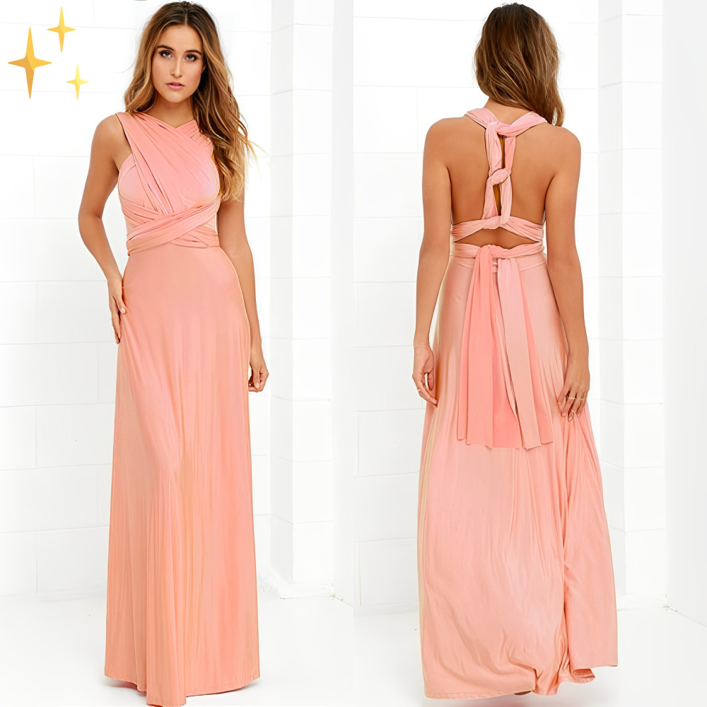 Women's Elegant Backless Party Dress | Maxi