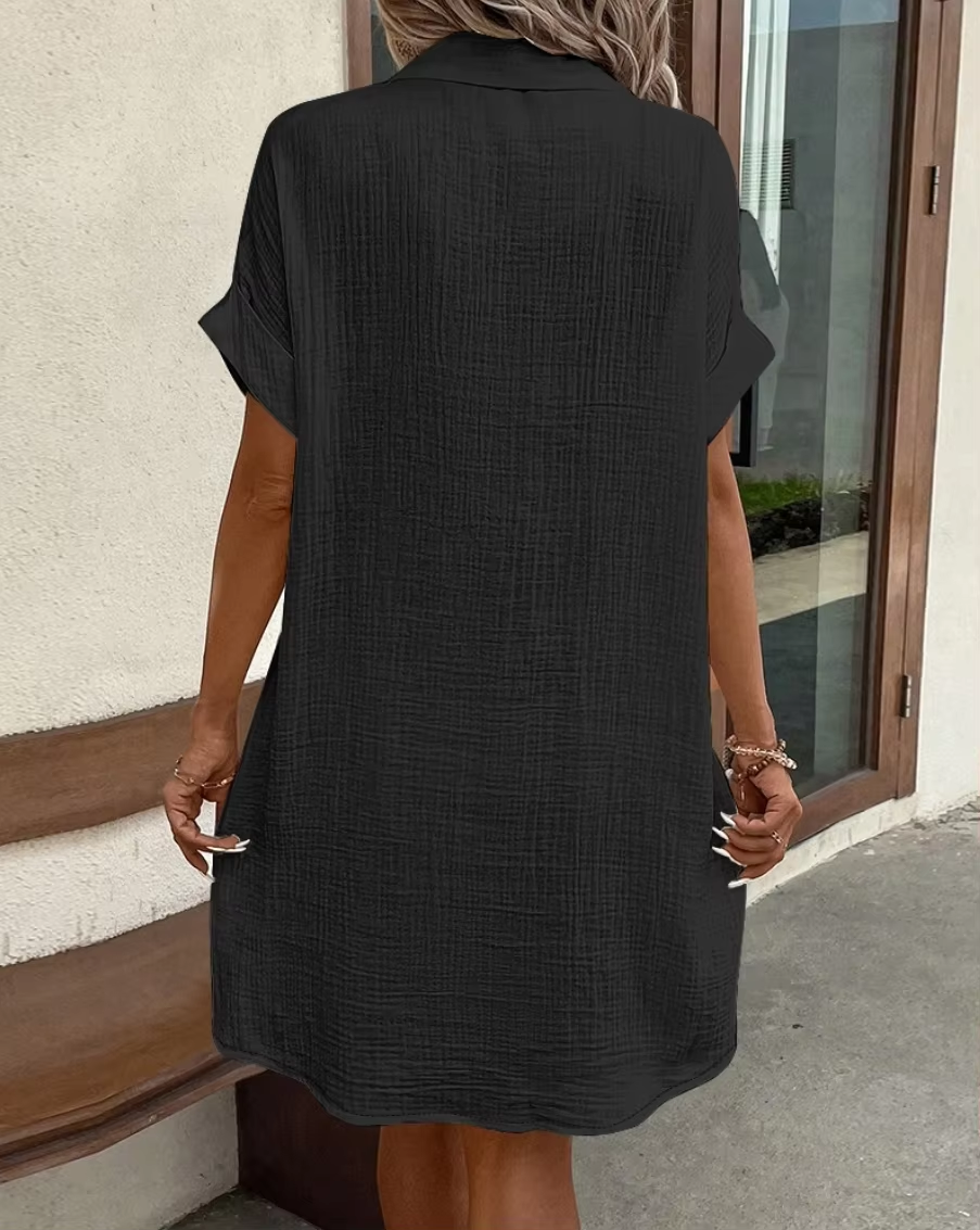 Women's Casual Shirt Summer Dress | Mini