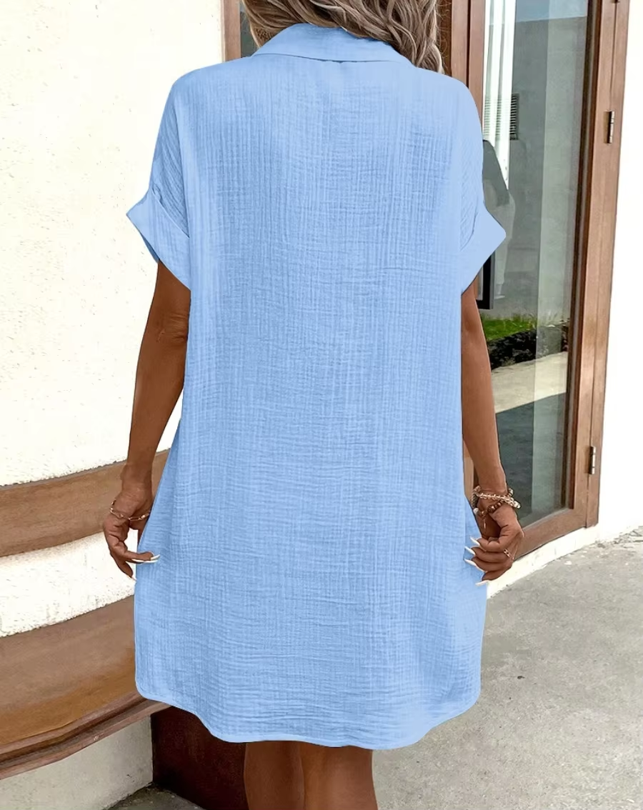 Women's Casual Shirt Summer Dress | Mini