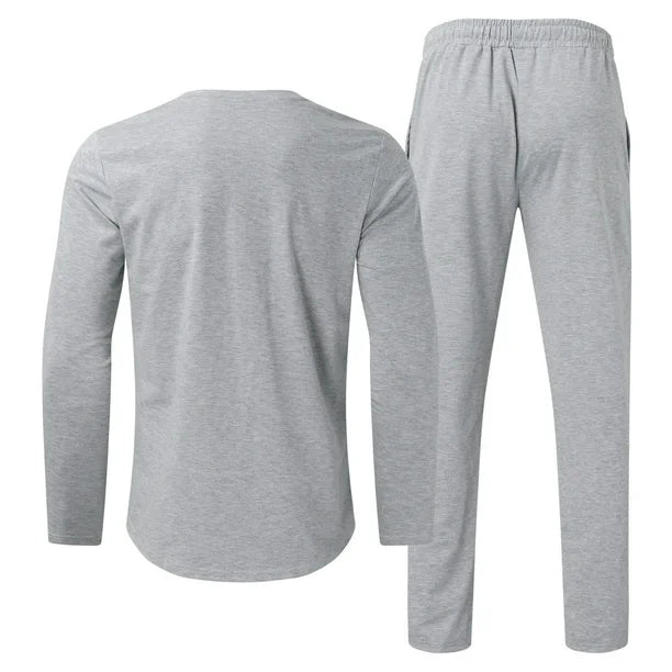 Men’s Casual Two Piece Set | Slim Fit, Trouser & Top