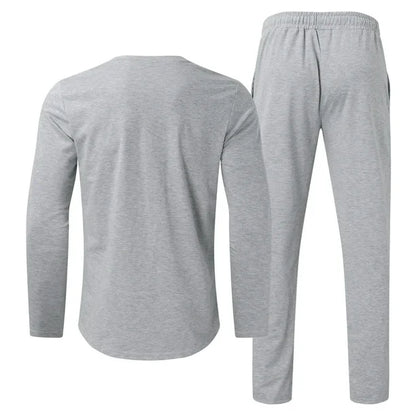 Men’s Casual Two Piece Set | Slim Fit, Trouser & Top