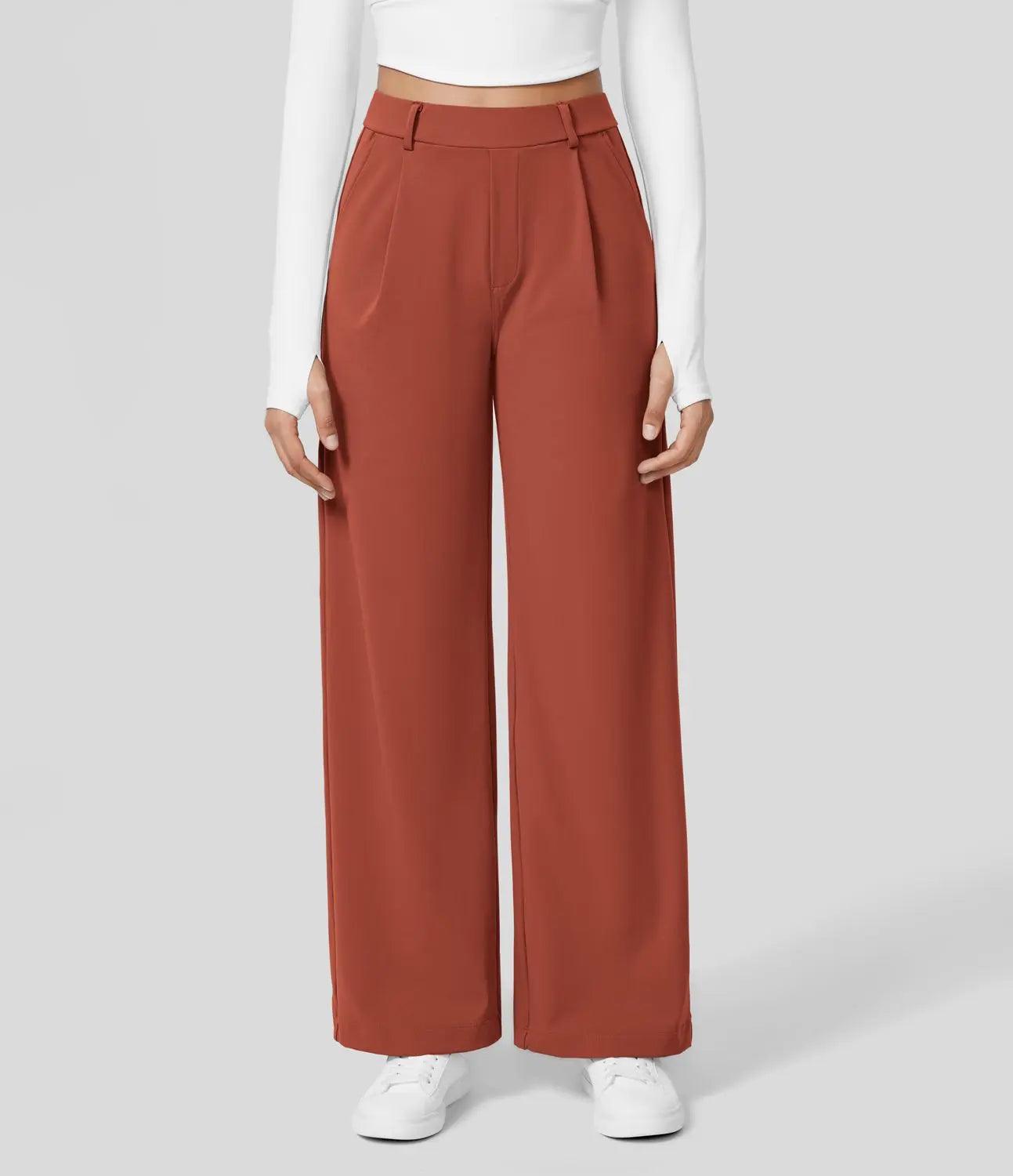 Natalya - Elegant straight-leg casual trousers