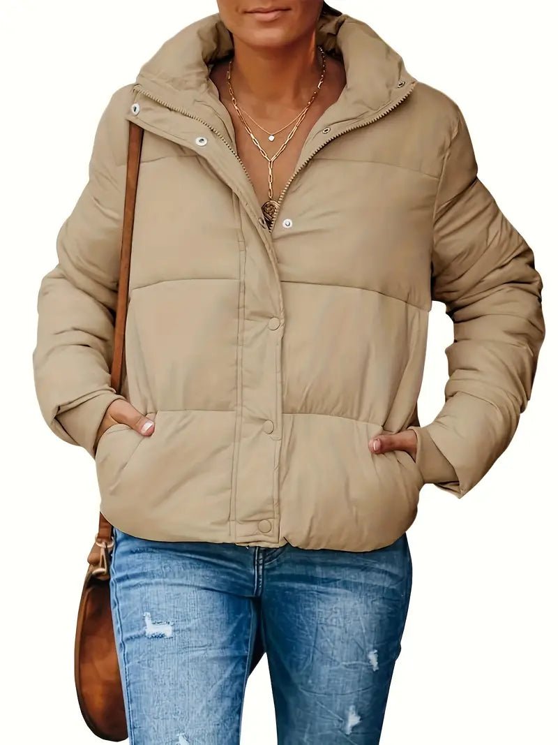 Desirae - Stylish cropped puffer jacket