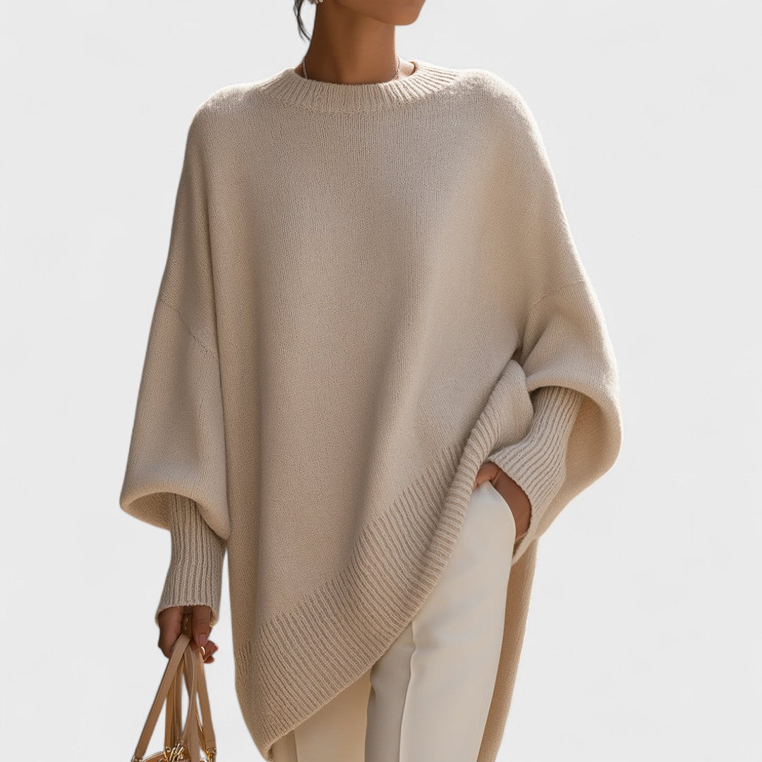 Rhianna - Warm Oversized Poncho Jumper