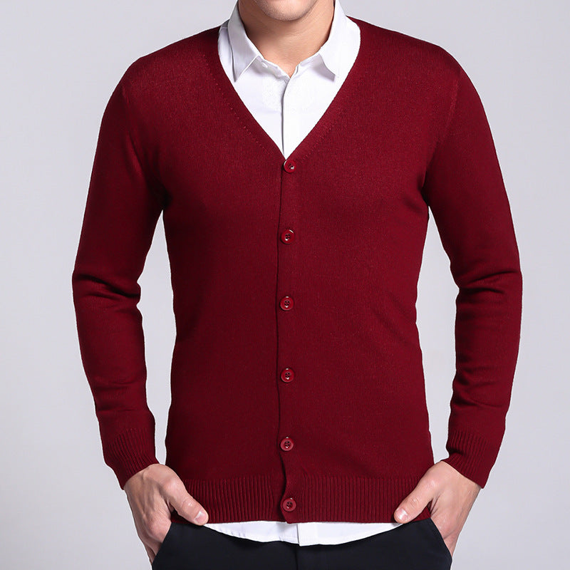 Declan | Elegant Men's Cardigan with Classic Button Closure | Comfortable, Versatile, Durable