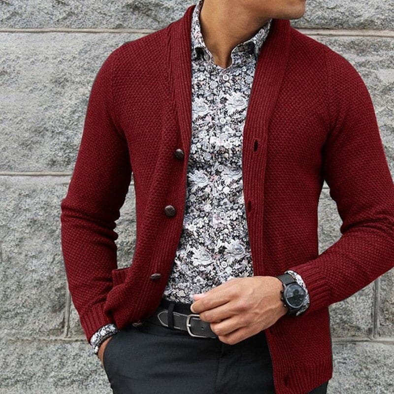 Finnian | Contemporary Knit Cardigan for Men | Stylish, Comfortable, Versatile