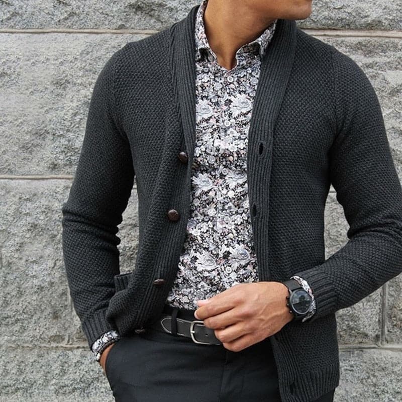 Finnian | Contemporary Knit Cardigan for Men | Stylish, Comfortable, Versatile