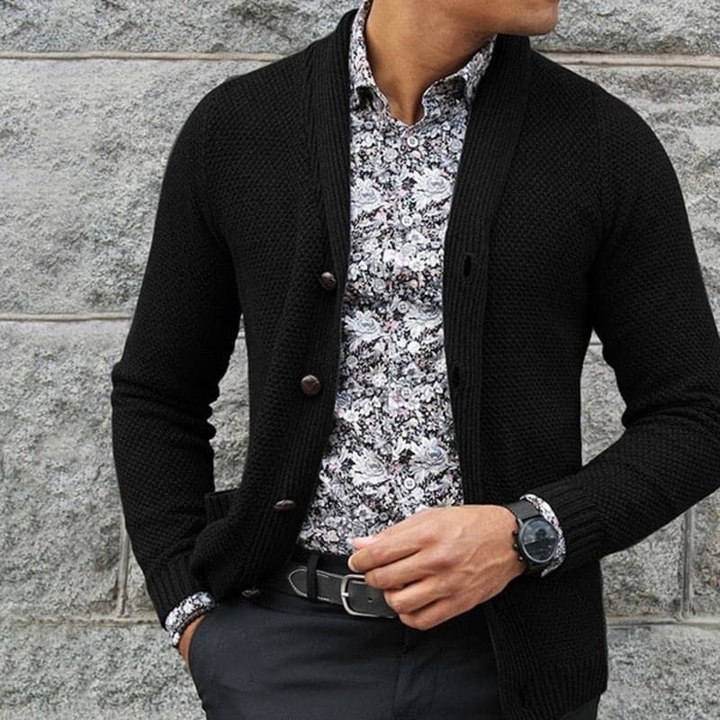 Finnian | Contemporary Knit Cardigan for Men | Stylish, Comfortable, Versatile