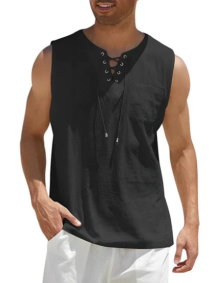 Oisin | Chic Men's Summer Sleeveless Top | Lightweight, Stylish, Effortlessly Cool