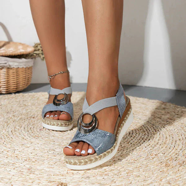 Aisling Comfort Wedge Sandals | Stylish Orthopedic Design for Everyday Wear | Durable, Chic, Easy Care