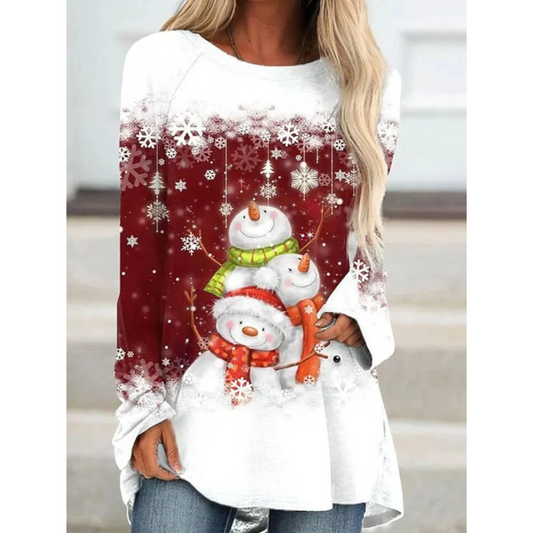 Niamh | Women's Chic Long Sleeve Knit Sweater | Festive, Warm, Elegant