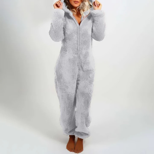 Aisling | Women's Snug Winter Hooded Jumpsuit | Luxurious, Versatile, Warm