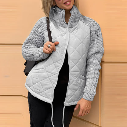Yuna - Stylish padded warm jacket with pockets