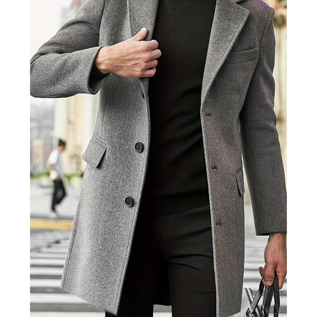 Harrington | Men's Chic Winter Overcoat | Luxurious, Insulated, Versatile Style