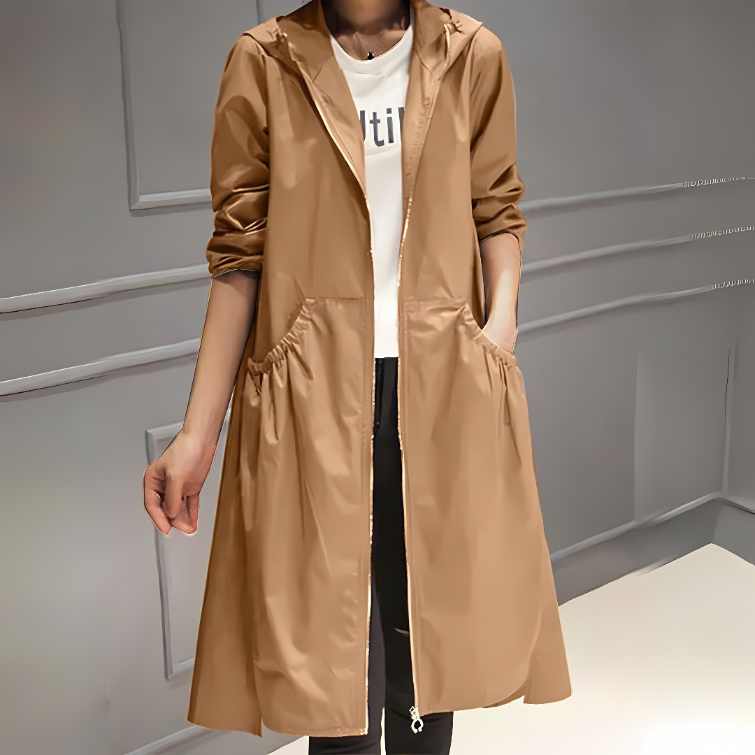 Emerald Isle | Elegant Women's Waterproof Trench Coat | Lightweight, Chic, Versatile