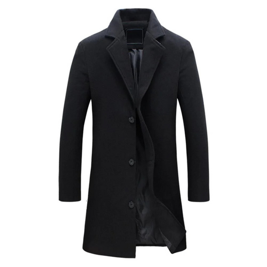 Finnian | Men's Elegant Overcoat | Classic Warmth, Versatile Style, Timeless Appeal