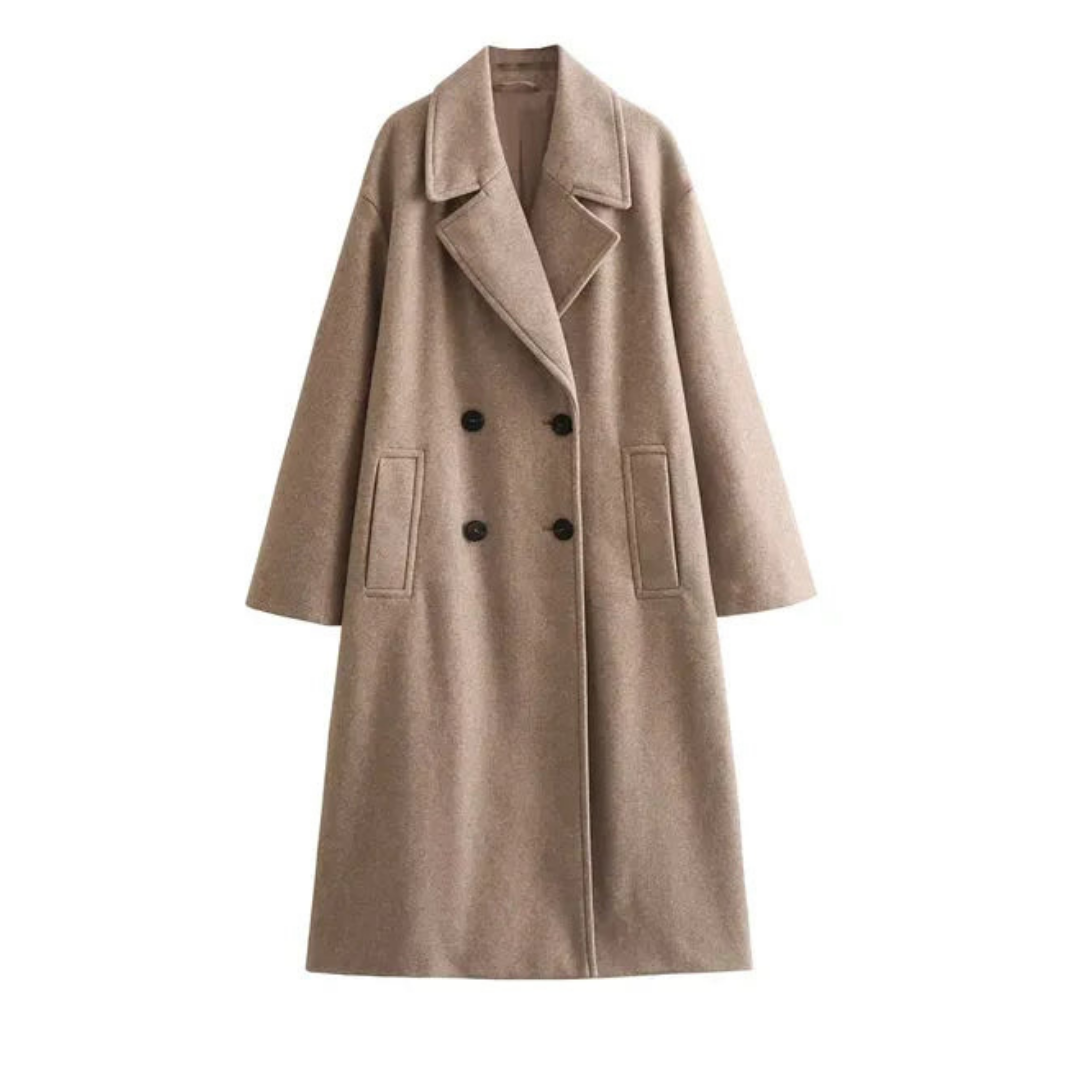 Clara | Chic Longline Women's Coat | Insulated, Water-Resistant, Elegant Design