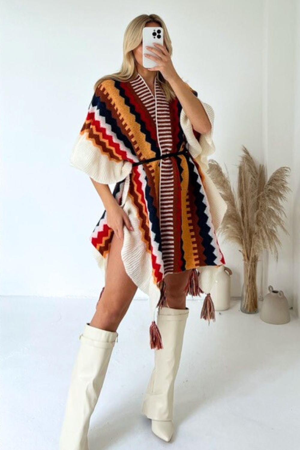 Maeve | Chic Knitted Poncho for Women | Warm, Elegant, Perfect for Layering