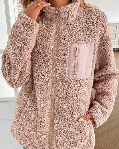 Tierra - Cozy sherpa fleece warm jacket